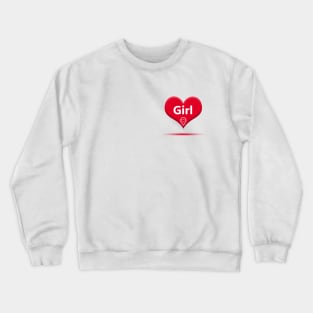 Location of a loved one in the heart Crewneck Sweatshirt